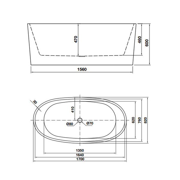 ảnh sản phẩm Bồn tắm độc lập Nagoya Hafele 588.99.620