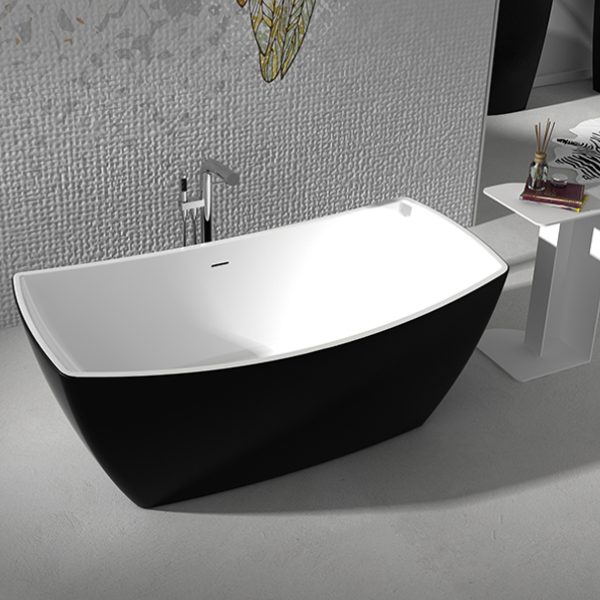 ảnh sản phẩm Bồn tắm Euroking EU-6033 White Glossy/ Black Matt