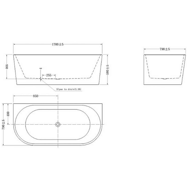 ảnh sản phẩm Bồn tắm Nofer NG-1838