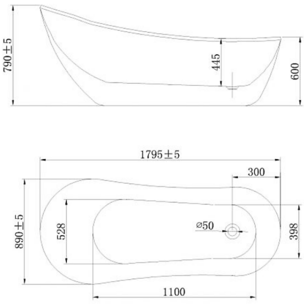 ảnh sản phẩm Bồn tắm Nofer NG-1883 PLUS (1795)