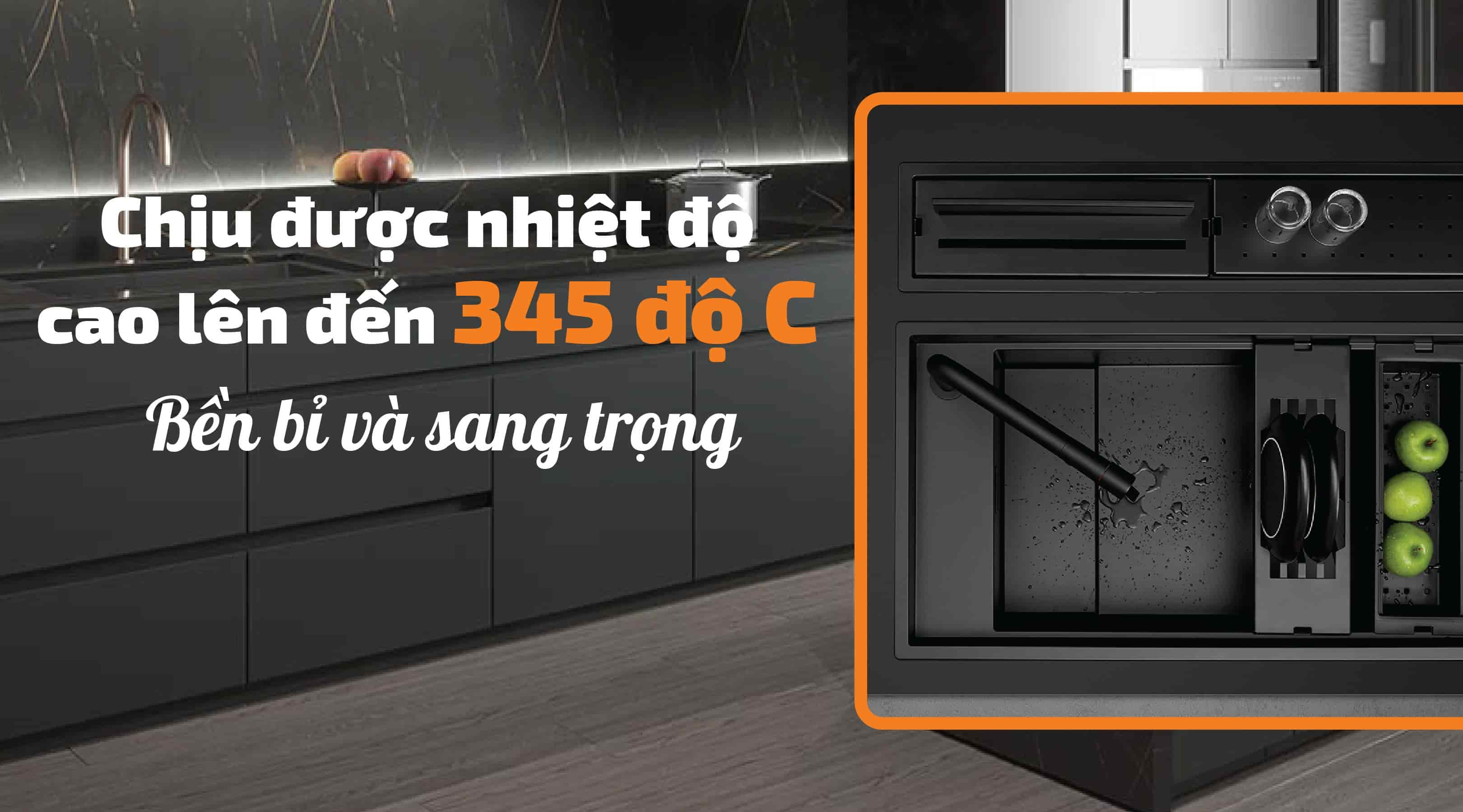 Chậu rửa chén Malloca K86S - MYST K86L - Chịu được nhiệt độ cao