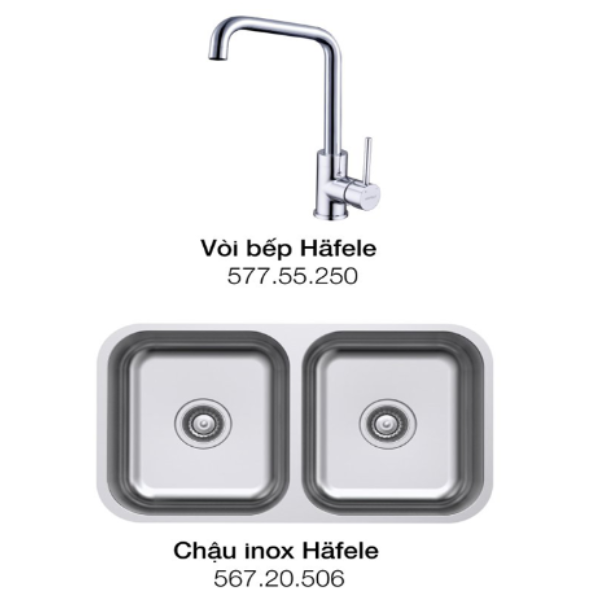 ảnh sản phẩm Bộ Combo Sản Phẩm Chậu Và Vòi Bếp Hafele 567.20.509