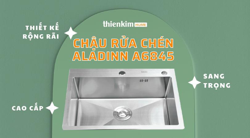 Chậu rửa chén Aladinn A6845 cao cấp