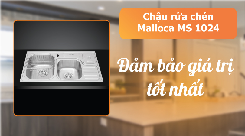 Chậu rửa chén Malloca MS 1024