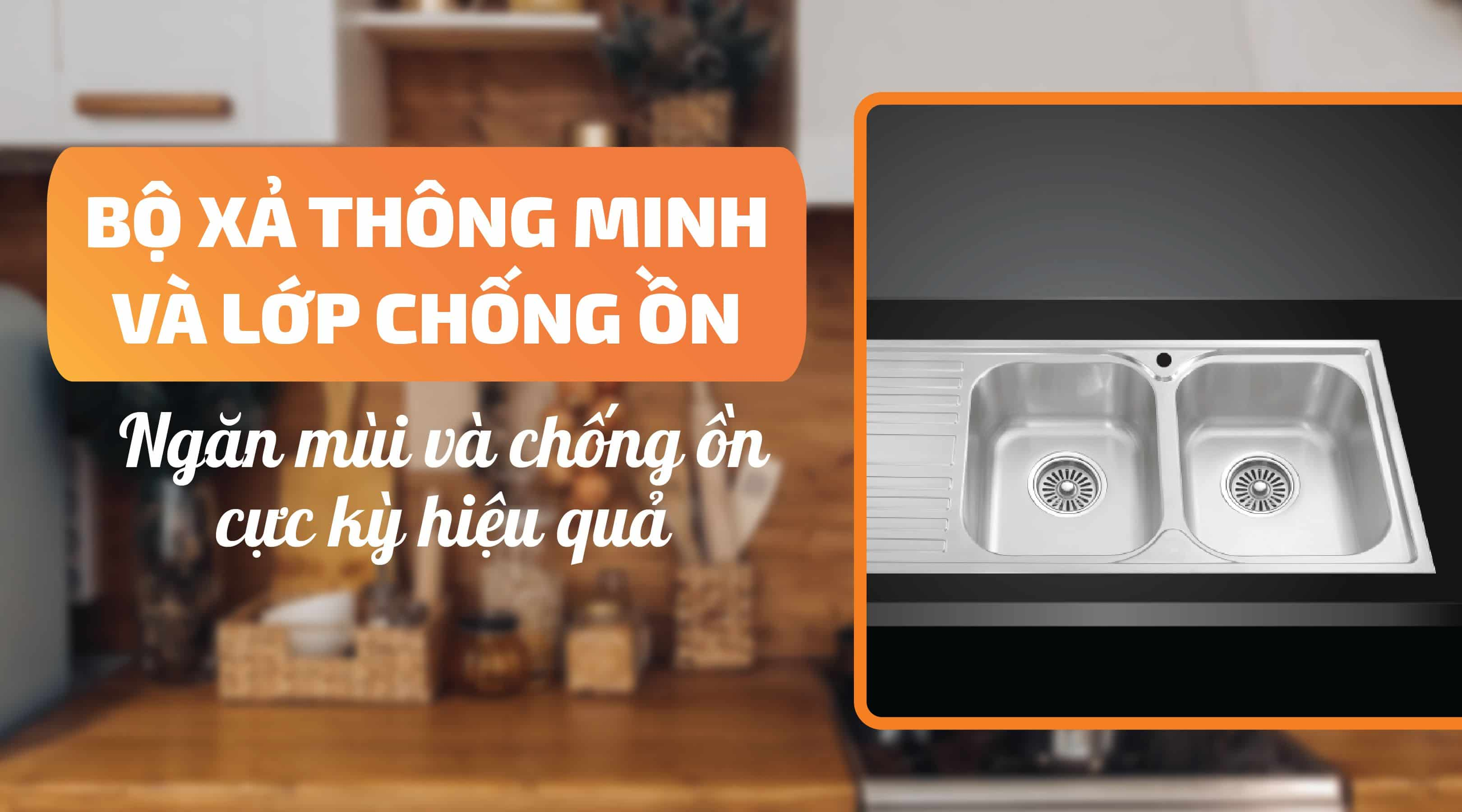 Chậu rửa chén Malloca MS 1025L NEW - Bộ xả thông minh