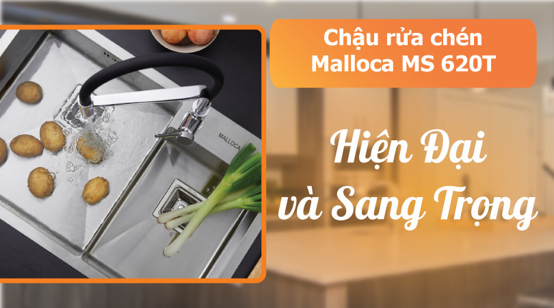 Chậu rửa chén Malloca MS 620T - Hiện đại và sang trọng