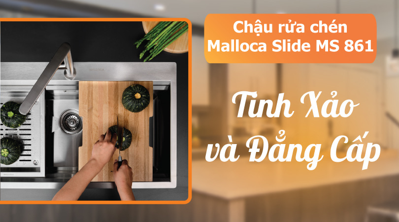 Chậu rửa chén Malloca Slide MS 861