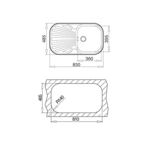 ảnh sản phẩm Chậu rửa chén Teka STYLO 1B.1D 10107018