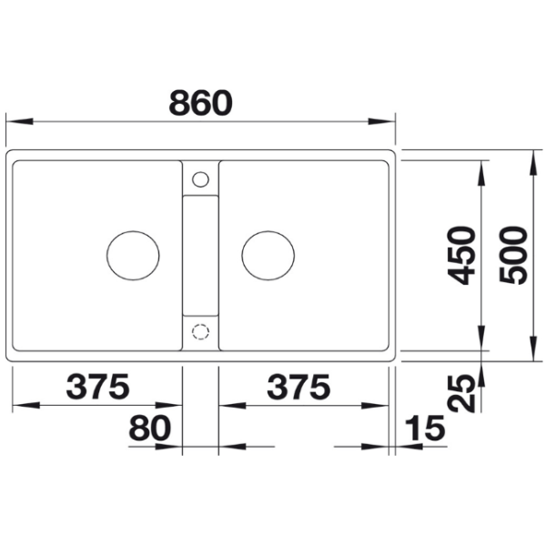 ảnh sản phẩm Chậu rửa chén Hafele Blancozia 9 - 567.68.949 | MÀU XÁM