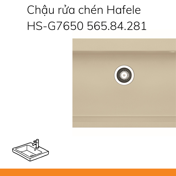 ảnh sản phẩm Chậu rửa chén Hafele HS-G7650 565.84.281