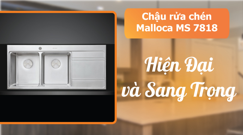 Chậu rửa chén Malloca MS 7818