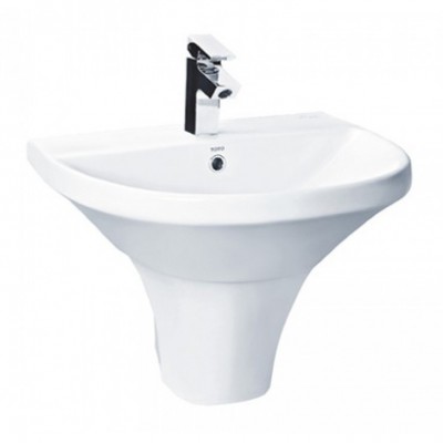 ảnh sản phẩm Chậu Lavabo TOTO LHT947CS Treo Tường Chân Ngắn