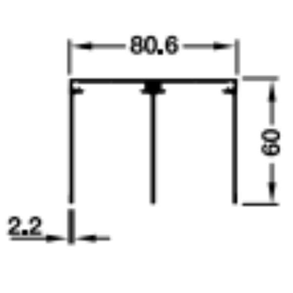 ảnh sản phẩm Ray đôi dẫn hướng trên màu đồng Hafele 403.75.387