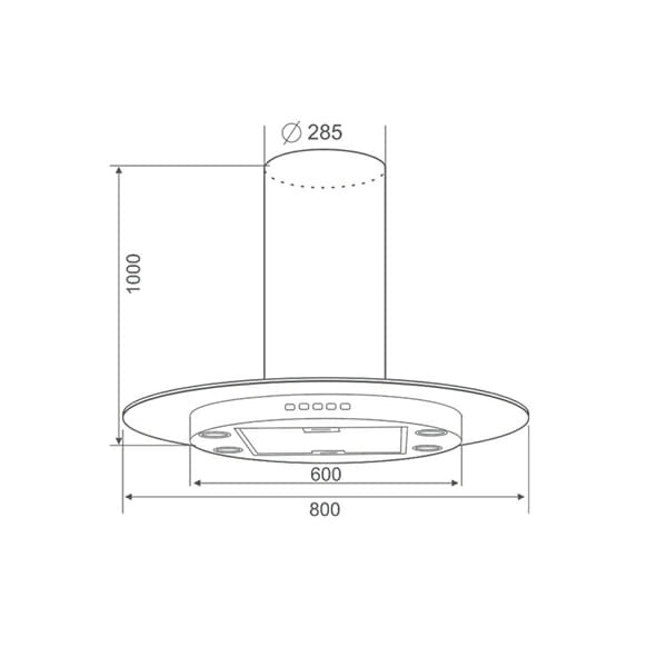 ảnh sản phẩm Máy hút mùi Binova BI-909-GT-09