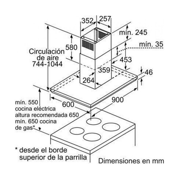 ảnh sản phẩm Máy hút mùi Bosch DIB097A50 Serie 4