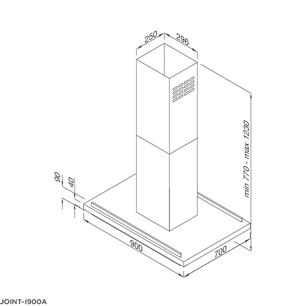 ảnh sản phẩm Máy hút mùi Malloca JOINT-I900A