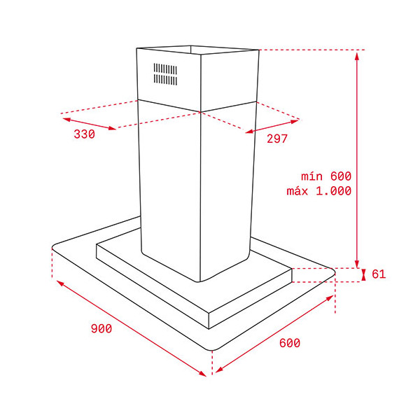 ảnh sản phẩm Máy hút mùi Teka DG3 ISLA 980 ISLAND 40485140