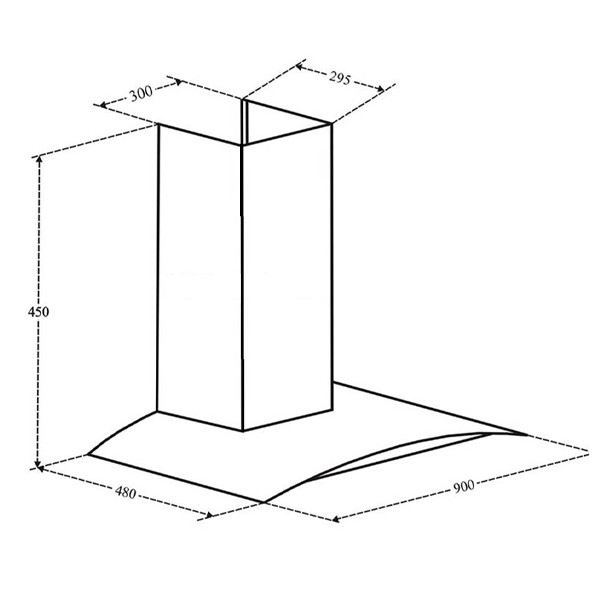 ảnh sản phẩm Máy hút mùi Eurosun EH-90K25