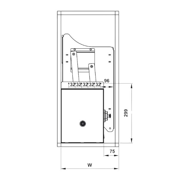 ảnh sản phẩm Rổ Chén Di Động Lento 700mm Hafele 504.76.020