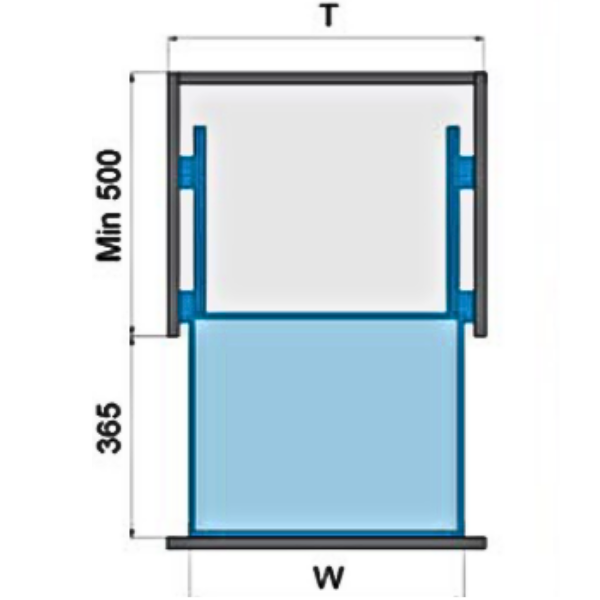 ảnh sản phẩm Kệ xoong bản bắt mặt hộc inox 304 Higold 303203