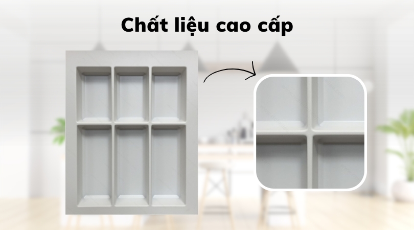 Chất liệu cao cấp KHAY CHIA THÌA DĨA HAFELE 556.52.743