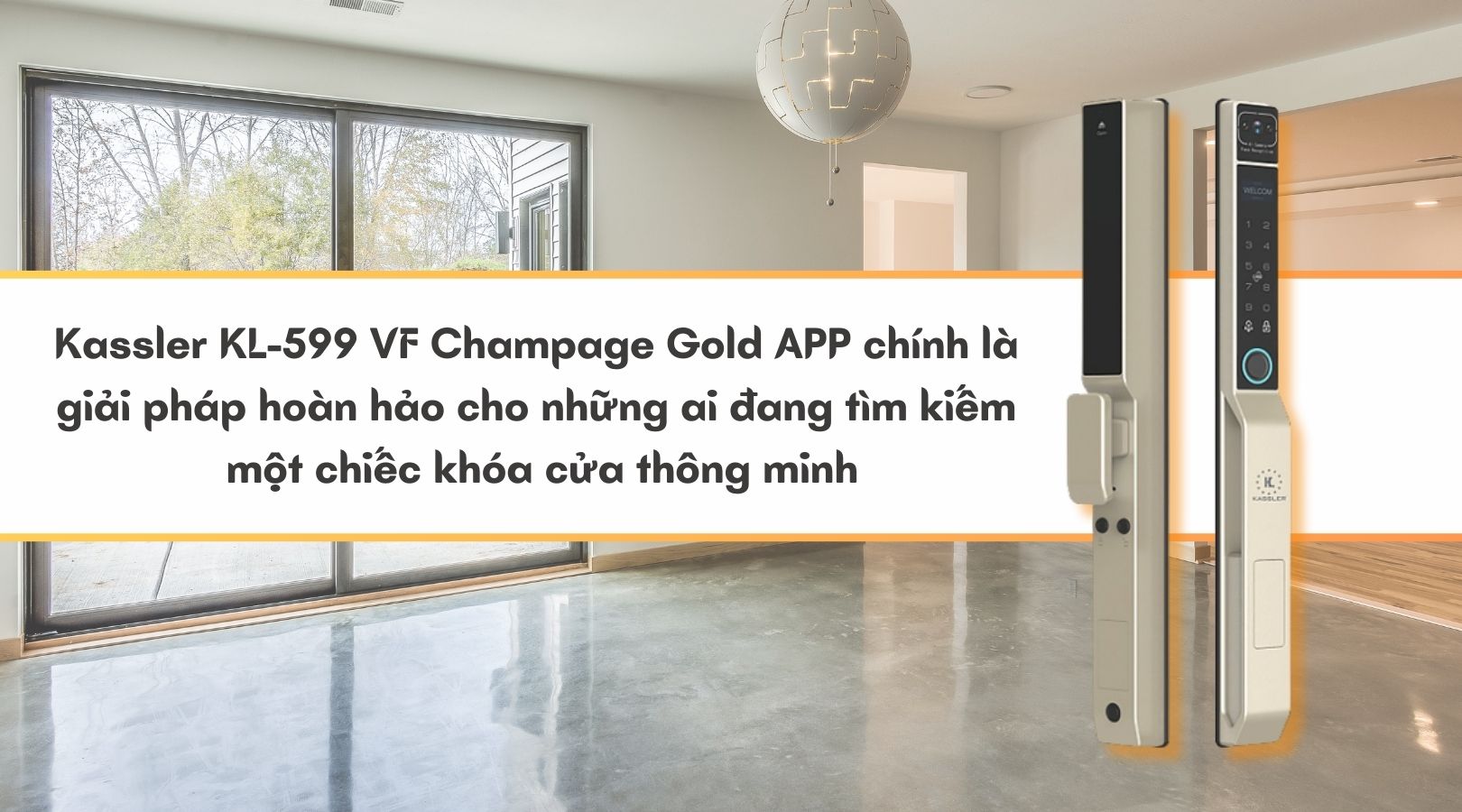 Vì sao nên mua khóa cửa nhôm xingfa Kassler KL-599 VF Champage Gold APP?