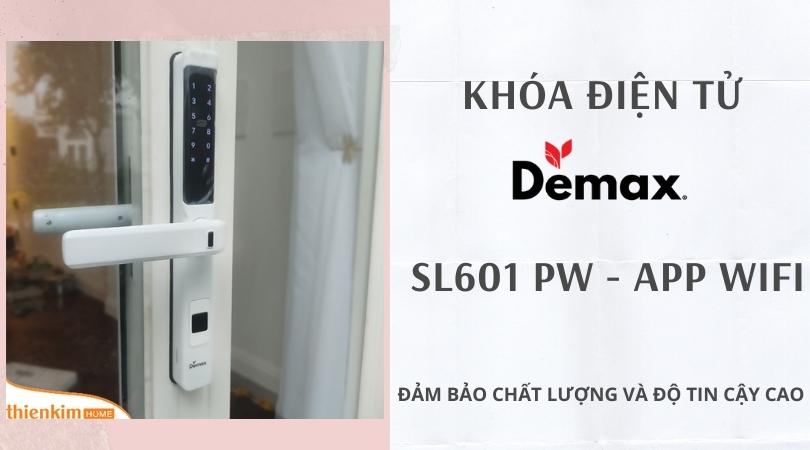 Khóa điện tử Demax SL601 PW - APP Wifi