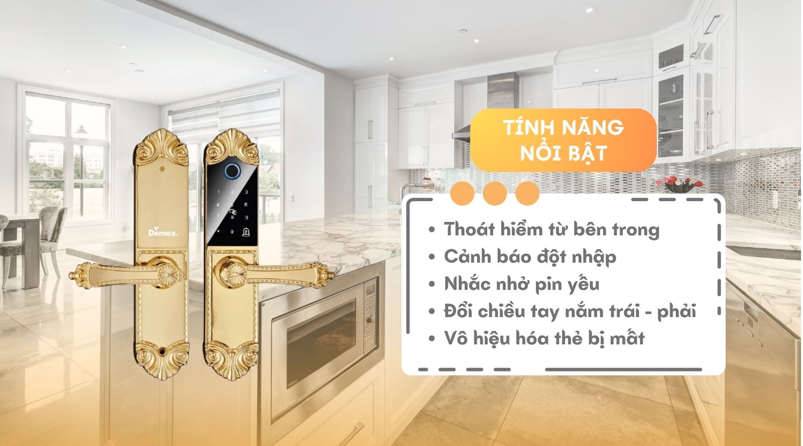 Tính năng đa dạng của Demax SL280 BRASS 24K