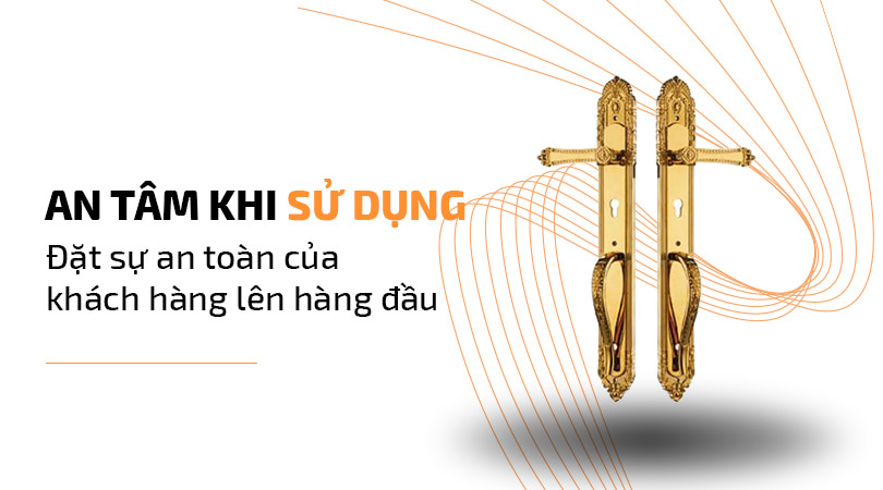 Demax CL806 BRASS 24K - An tâm khi sử dụng