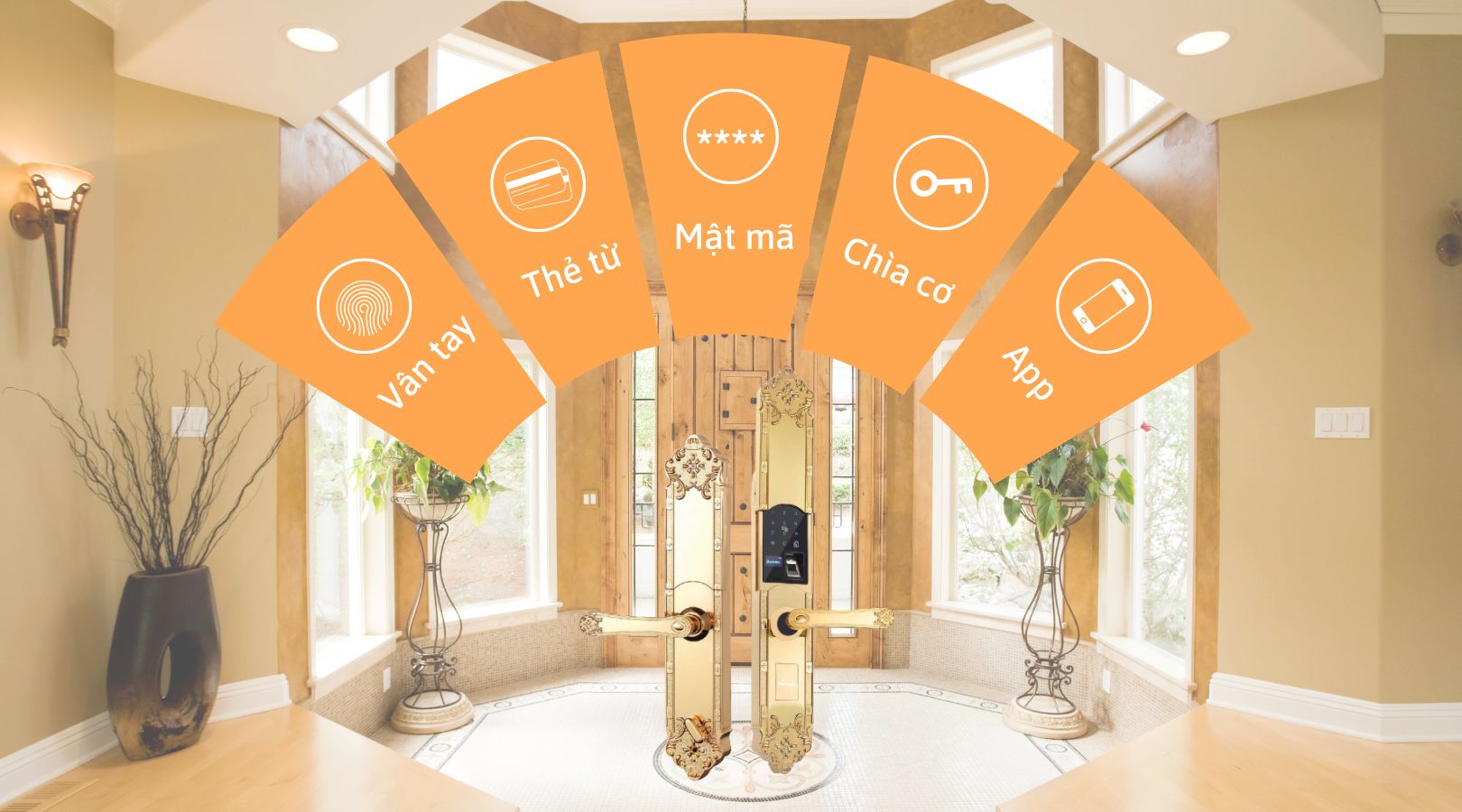 Tính năng mở cửa của Demax SL8192 Gold APP Wifi