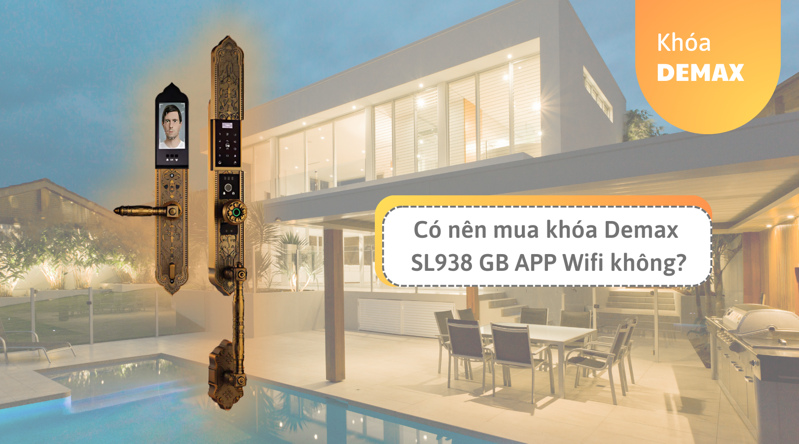 Có nên mua khóa Demax SL938 GB APP Wifi không?