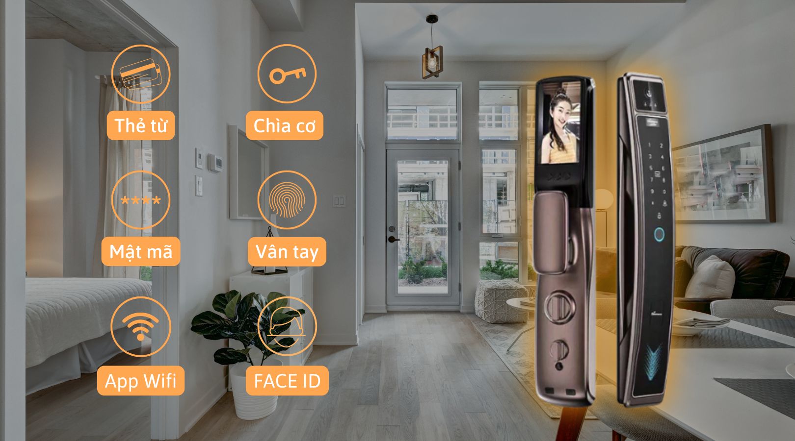 Ưu điểm của khóa Demax FACE ID-3D SL918 AC APP WIFI REMOTE