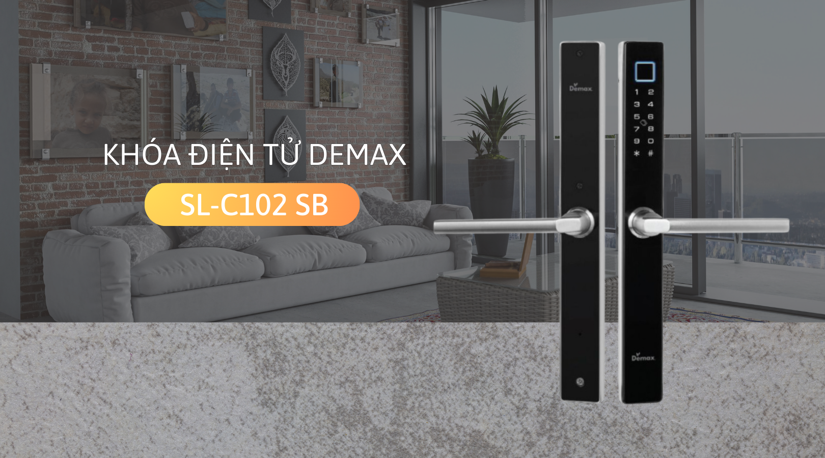 Tính năng ưu việt của khóa thông minh chống nước Demax SL-C102 SB