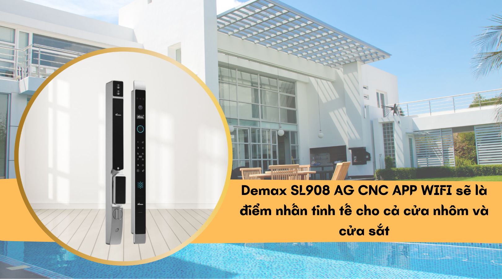 Thiết kế đầy ấn tượng của Demax SL908 AG CNC APP WIFI 