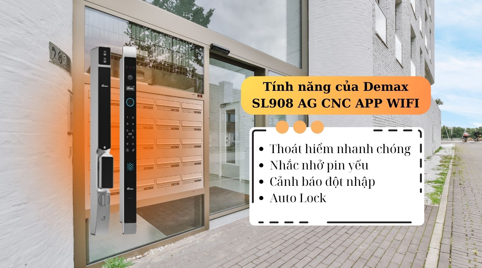 Tính năng đặc biệt của Demax SL908 AG CNC APP WIFI 