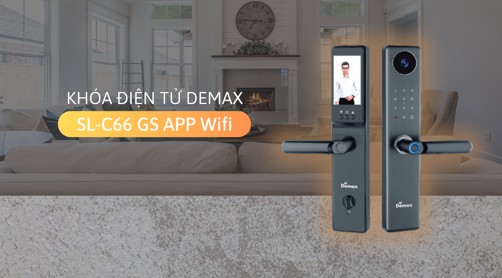 Một số tính năng chính của khóa thông minh - Màn hình chuông Demax SL-C66 GS APP Wifi