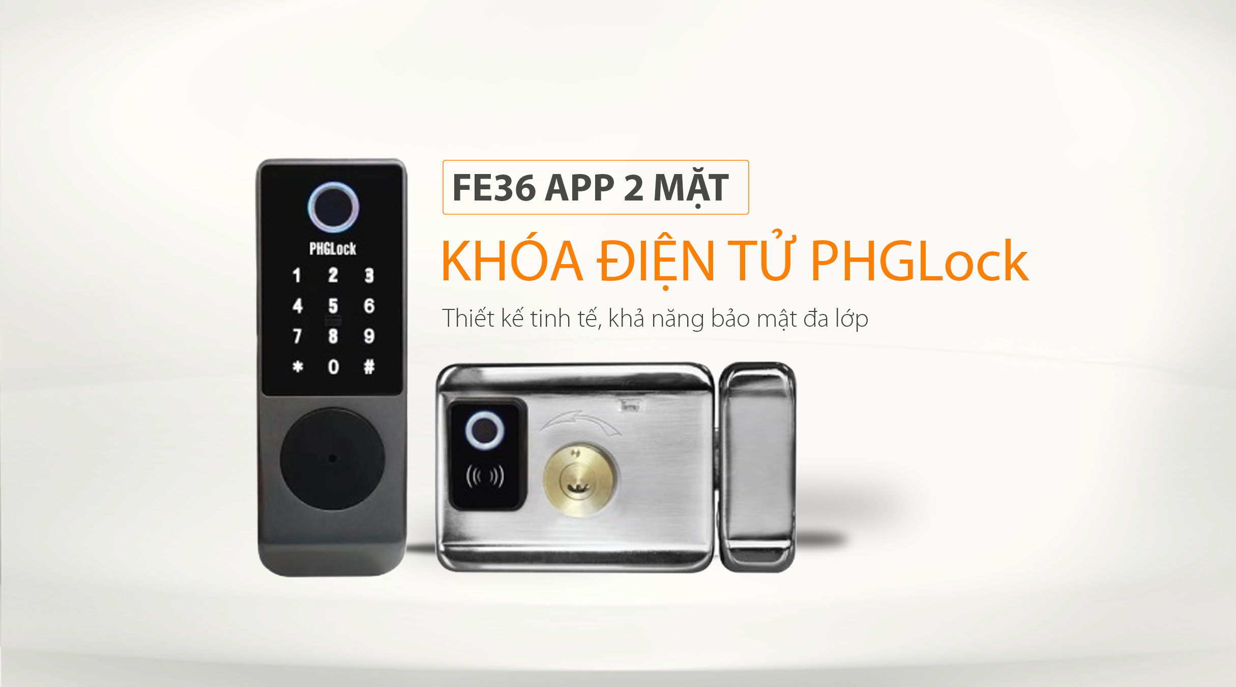 Thông số kỹ thuật của khóa cổng PHGlock FE36 APP 2 mặt