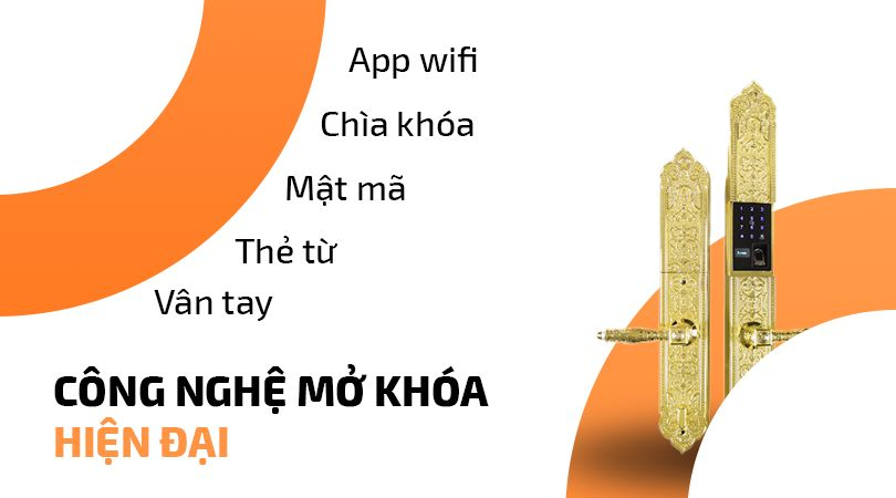 Demax SL886 Gold App Wifi - Công nghệ mở khóa