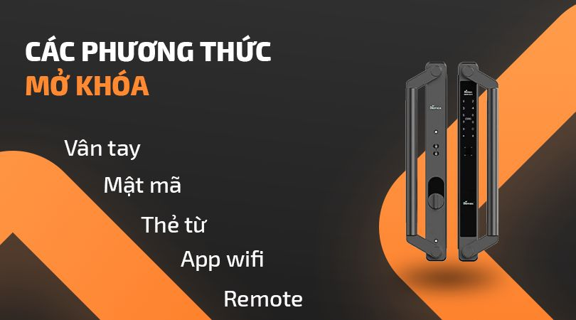 Demax SL808 GS LUX - Phương thức mở khóa