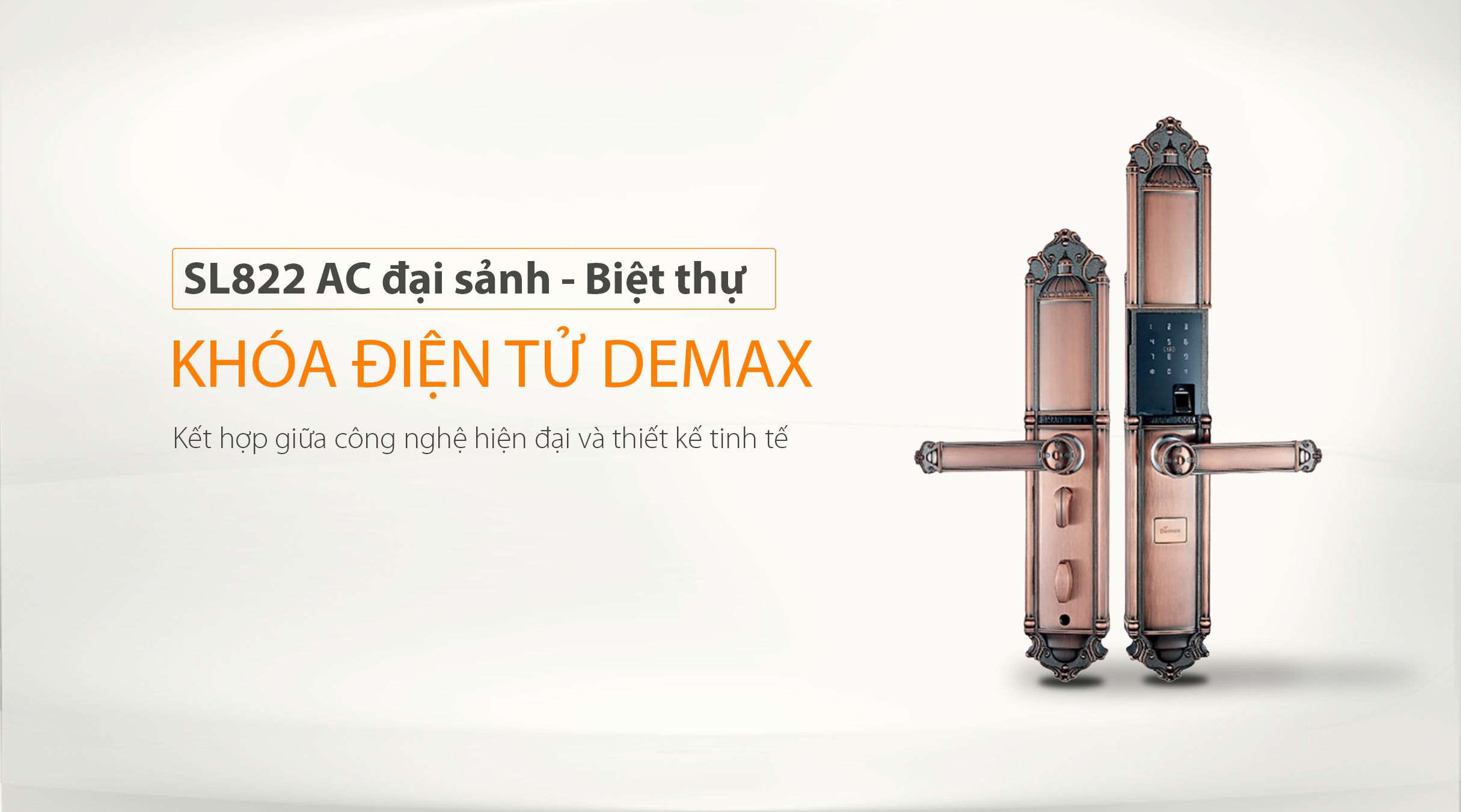 Thông số kỹ thuật của khóa điện tử Demax SL822 AC