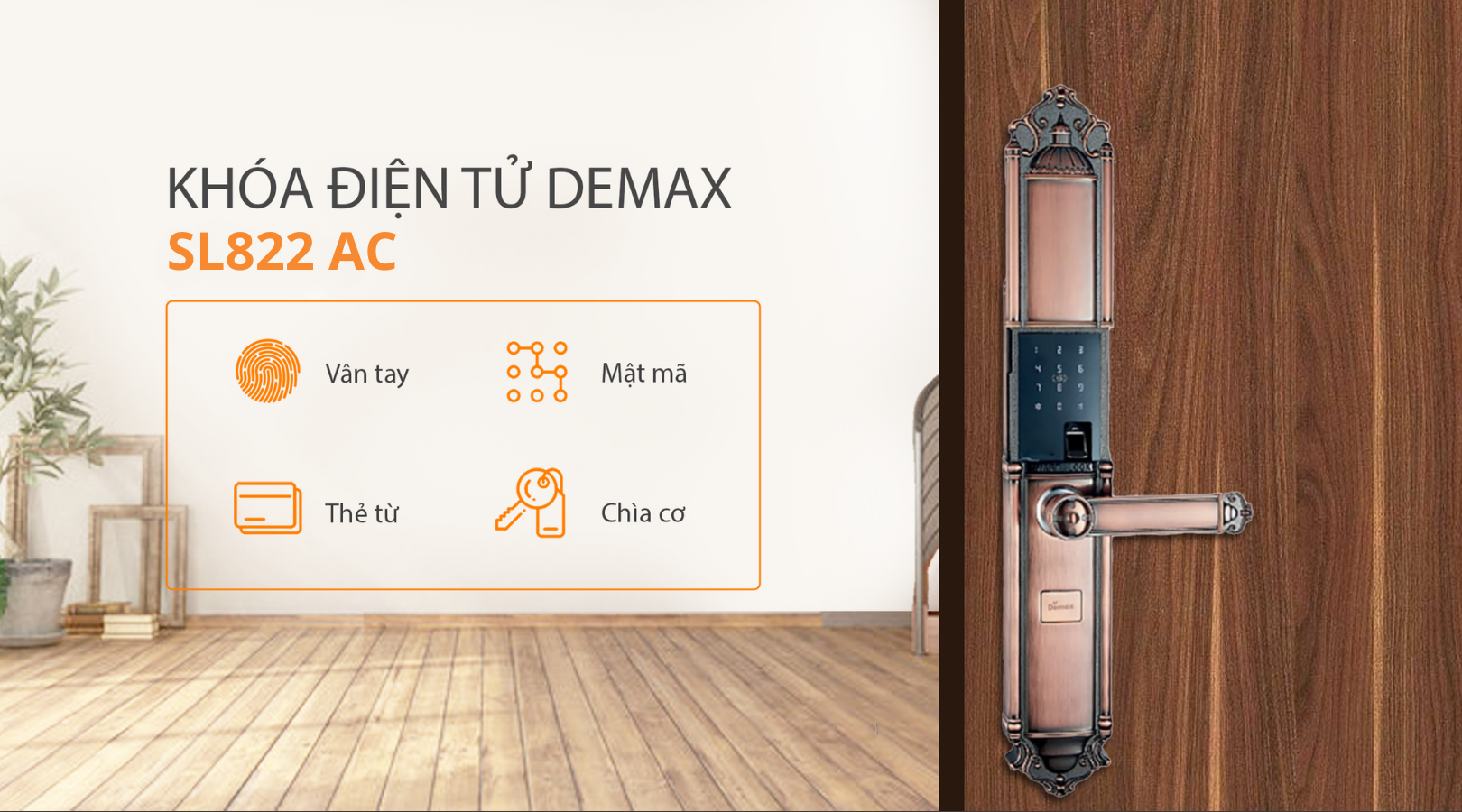 Cách thức mở khóa của Demax SL822 AC