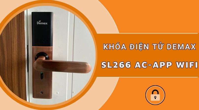 Khóa điện tử Demax SL266 AC - APP Wifi