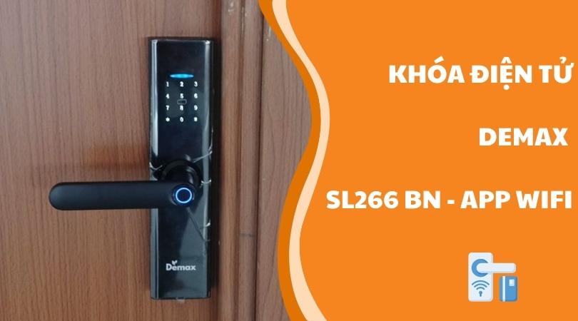 Khóa điện tử Demax SL266 BN - APP Wifi