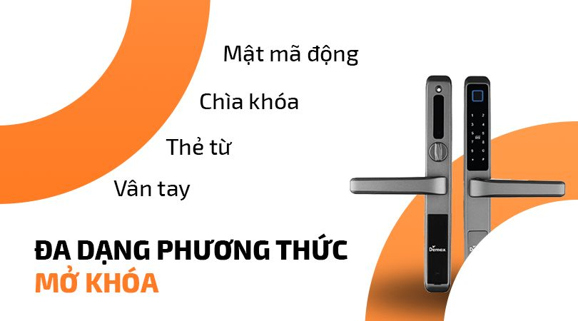 Demax SL506 AG - Đa dạng cách mở khóa