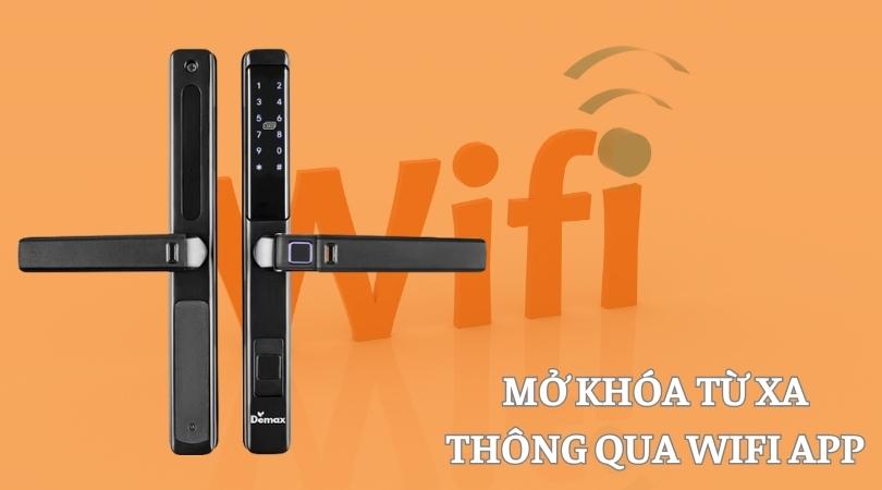 Khóa điện tử Demax SL601 JB - APP Wifi mở khóa bằn app wifi