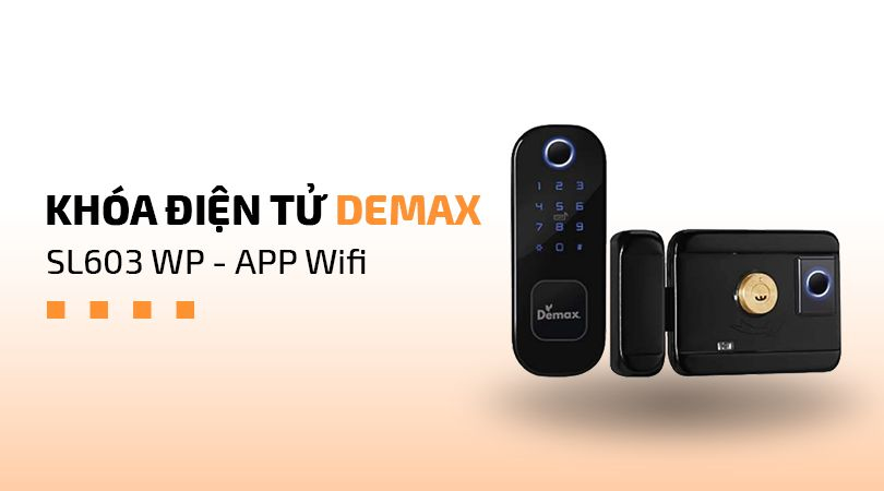 Khóa điện tử Demax SL603 WP - APP Wifi