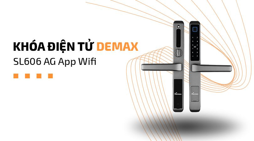 Khóa điện tử Demax SL606 AG App Wifi