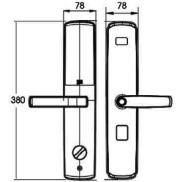 ảnh sản phẩm Khóa điện tử Demax SL666 BN