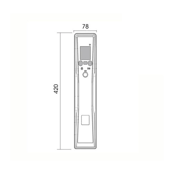 ảnh sản phẩm Khóa điện tử Demax SL966 AC