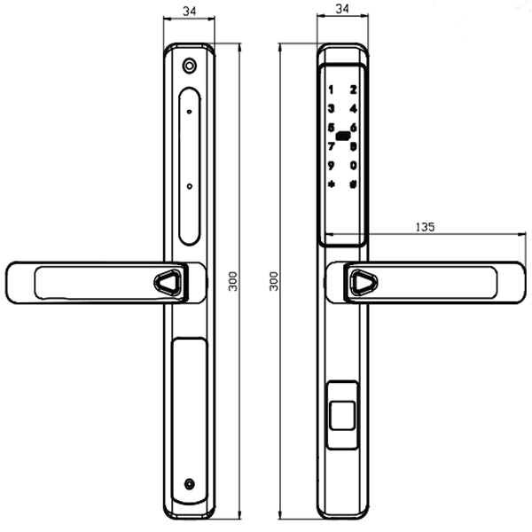 ảnh sản phẩm Khóa điện tử Kassler KL-588 LX APP